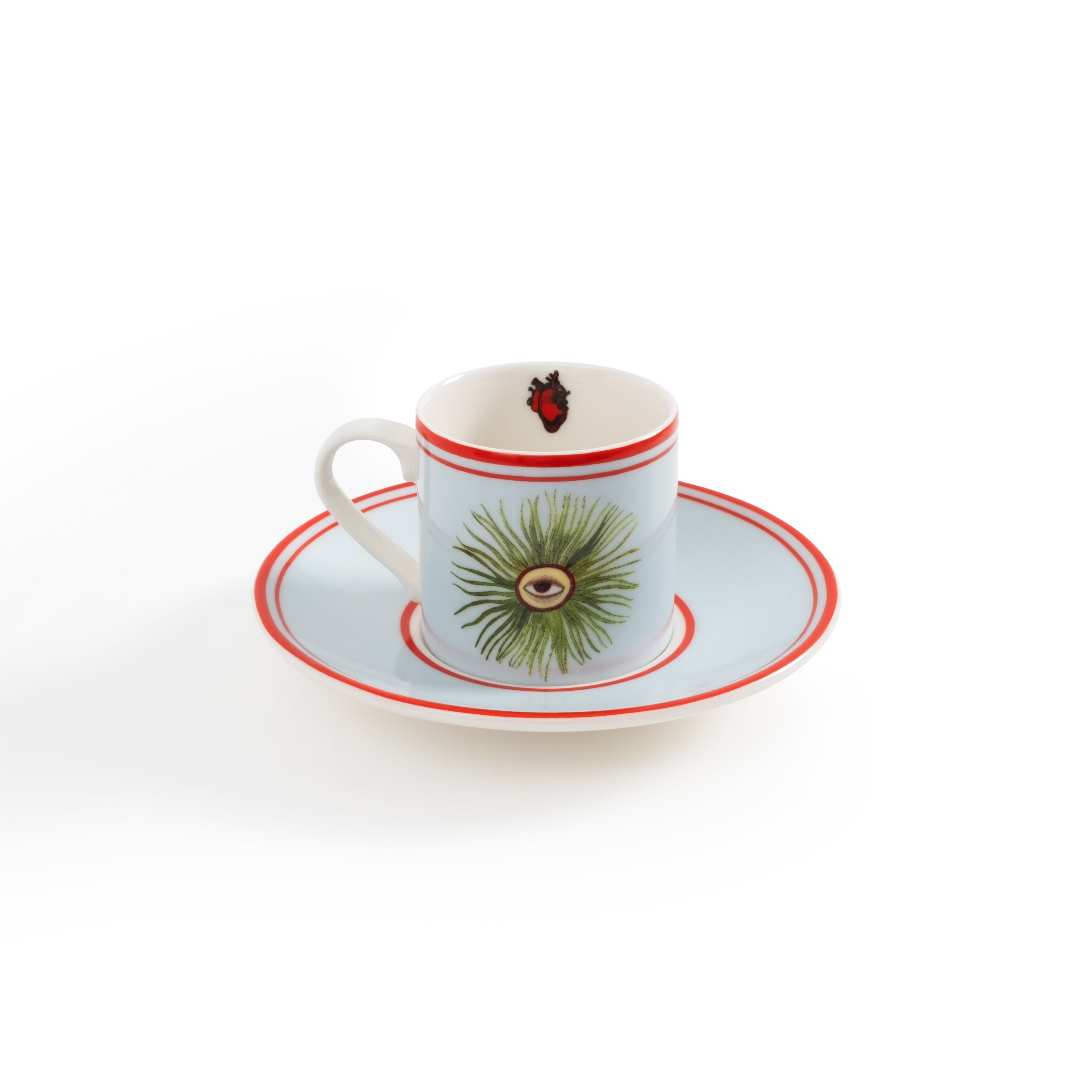ı belıeve ın good collectıon eye espresso cup set of 2 / gift box