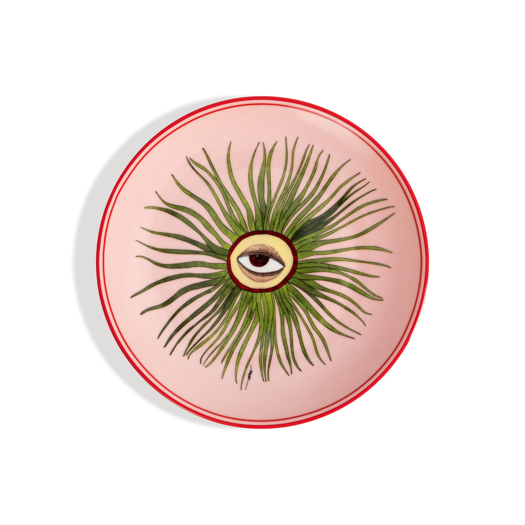 I BELIEVE IN GOOD COLLECTION DESSERT PLATE -EYE