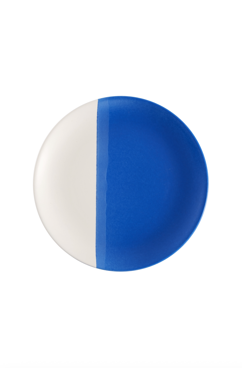 raınbow collectıon moon dınner plate - cobalt