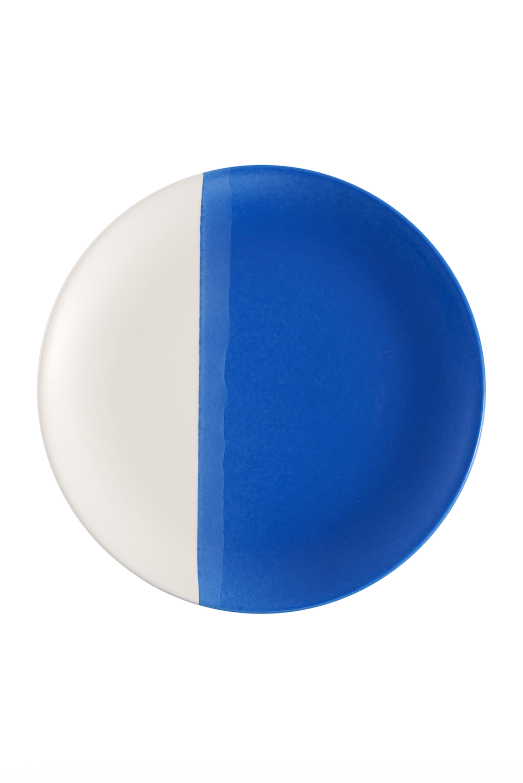 Raınbow collectıon moon service plate -cobalt