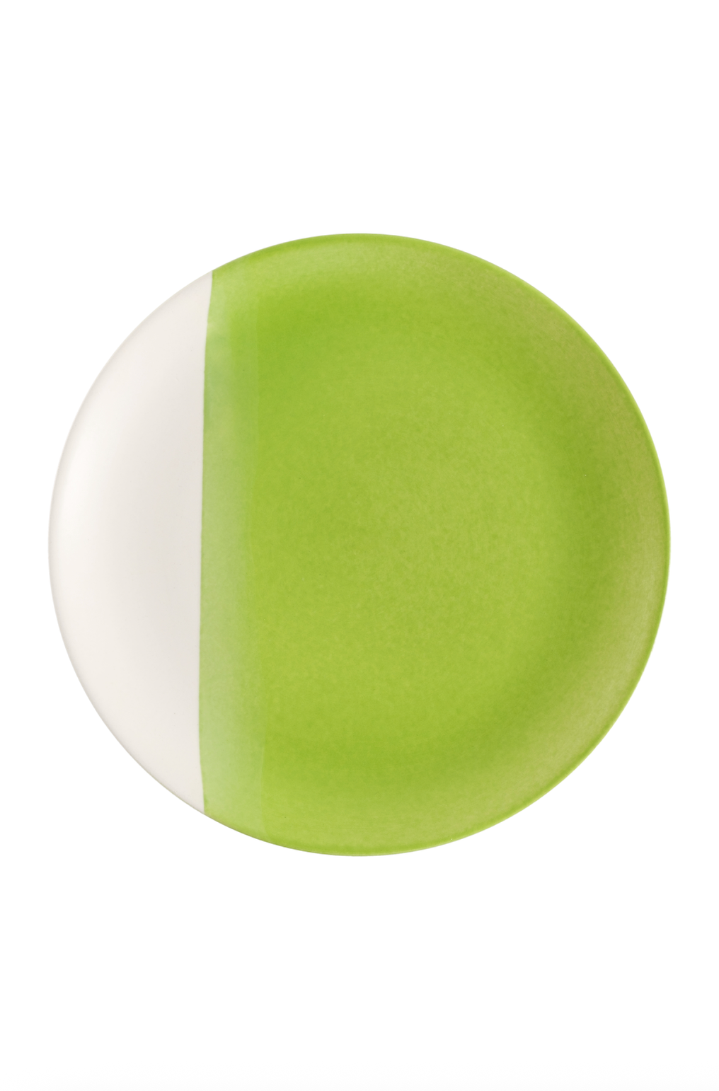 raınbow collectıon moon servıce plate - lime