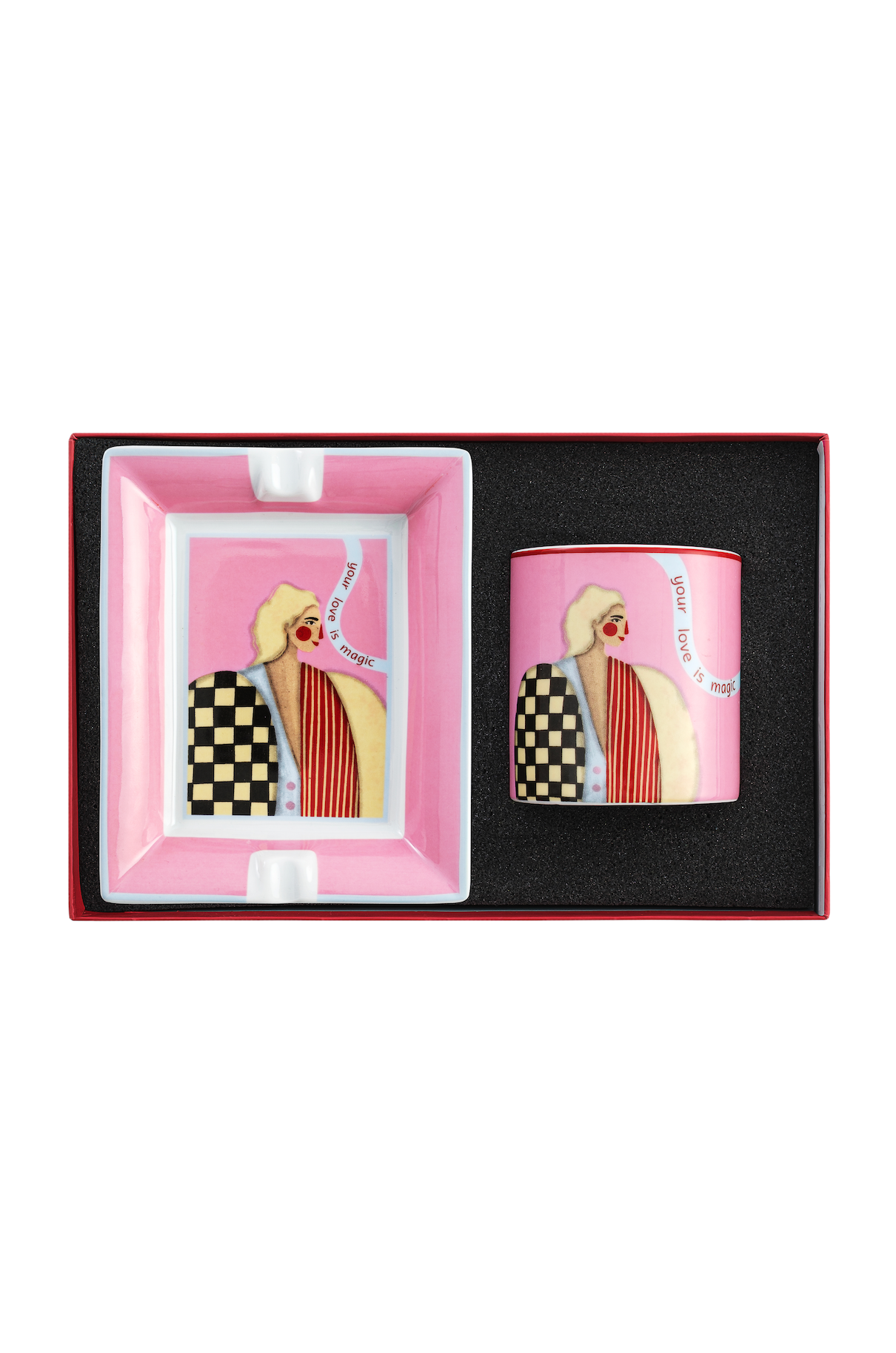 HER/SELF Ashtray & Candle Gift box