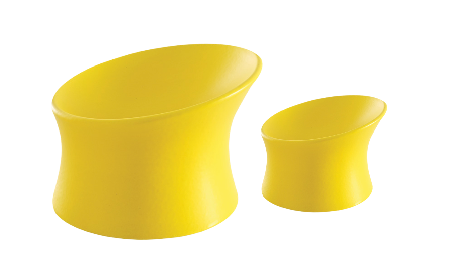 rainbow collectıon decoratıve serving set of 2 - solar