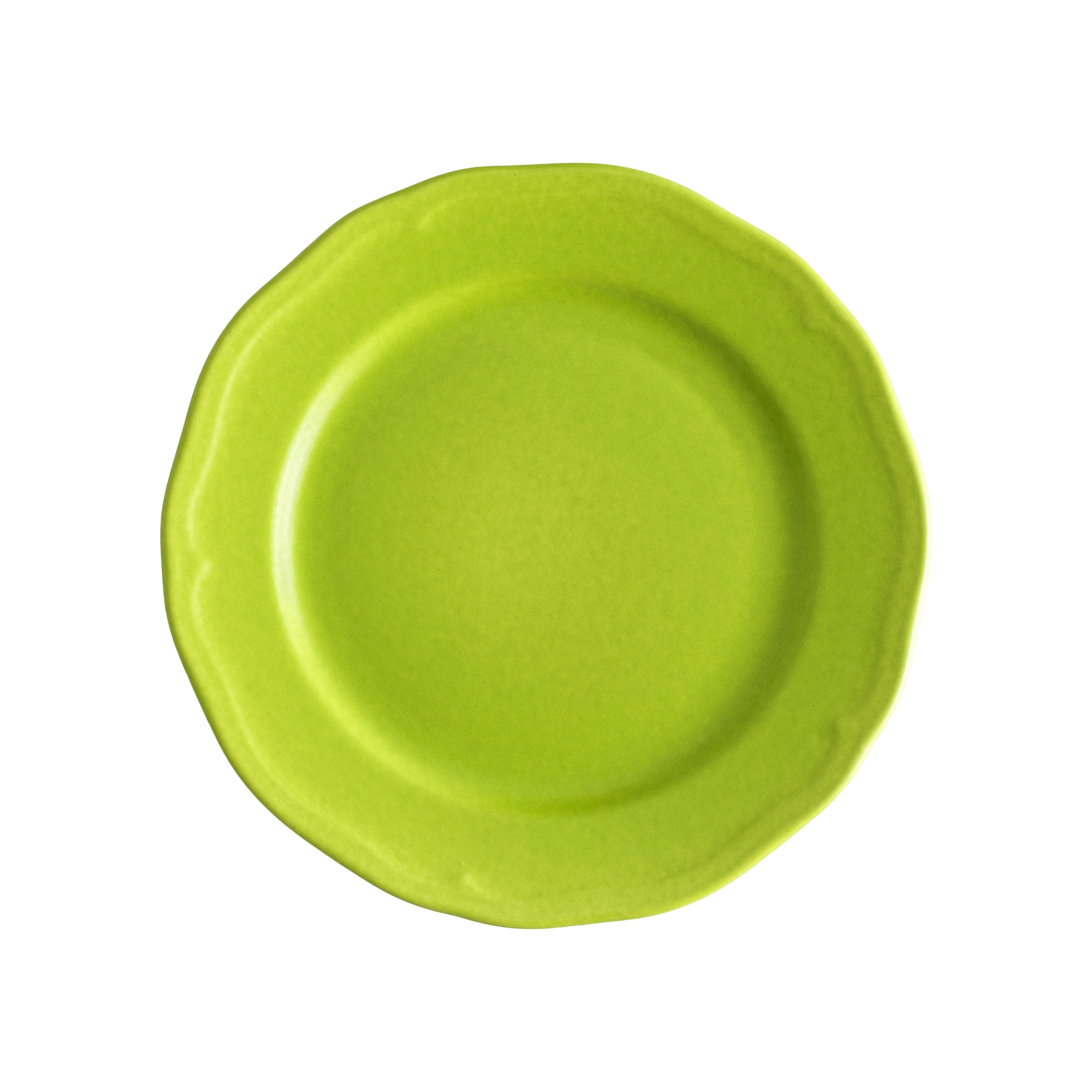Raınbow collectıon grandma dessert plate - lime