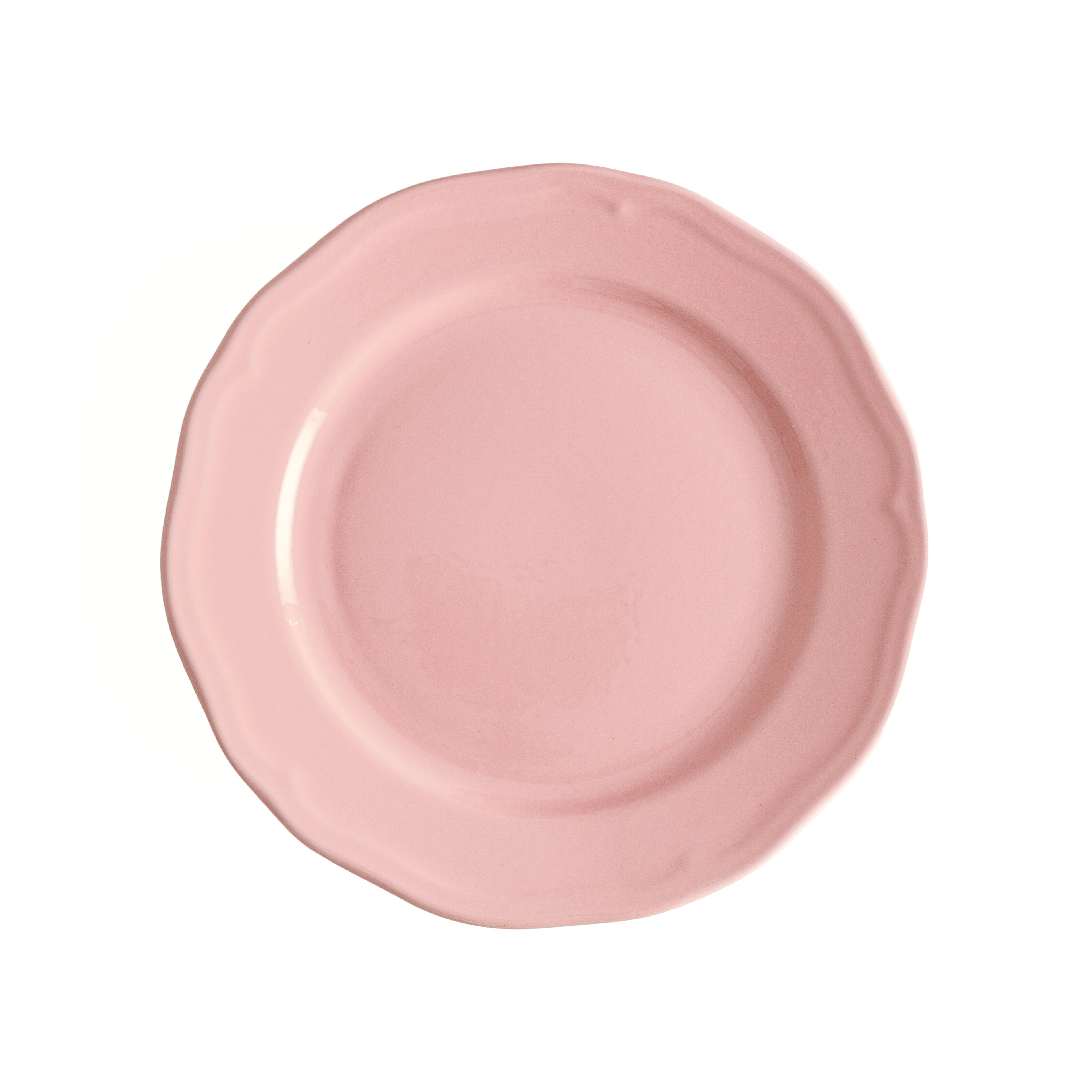 Raınbow collectıon grandma dessert plate/ pink
