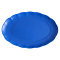 raınbow collectıon cloud serving platter - cobalt L