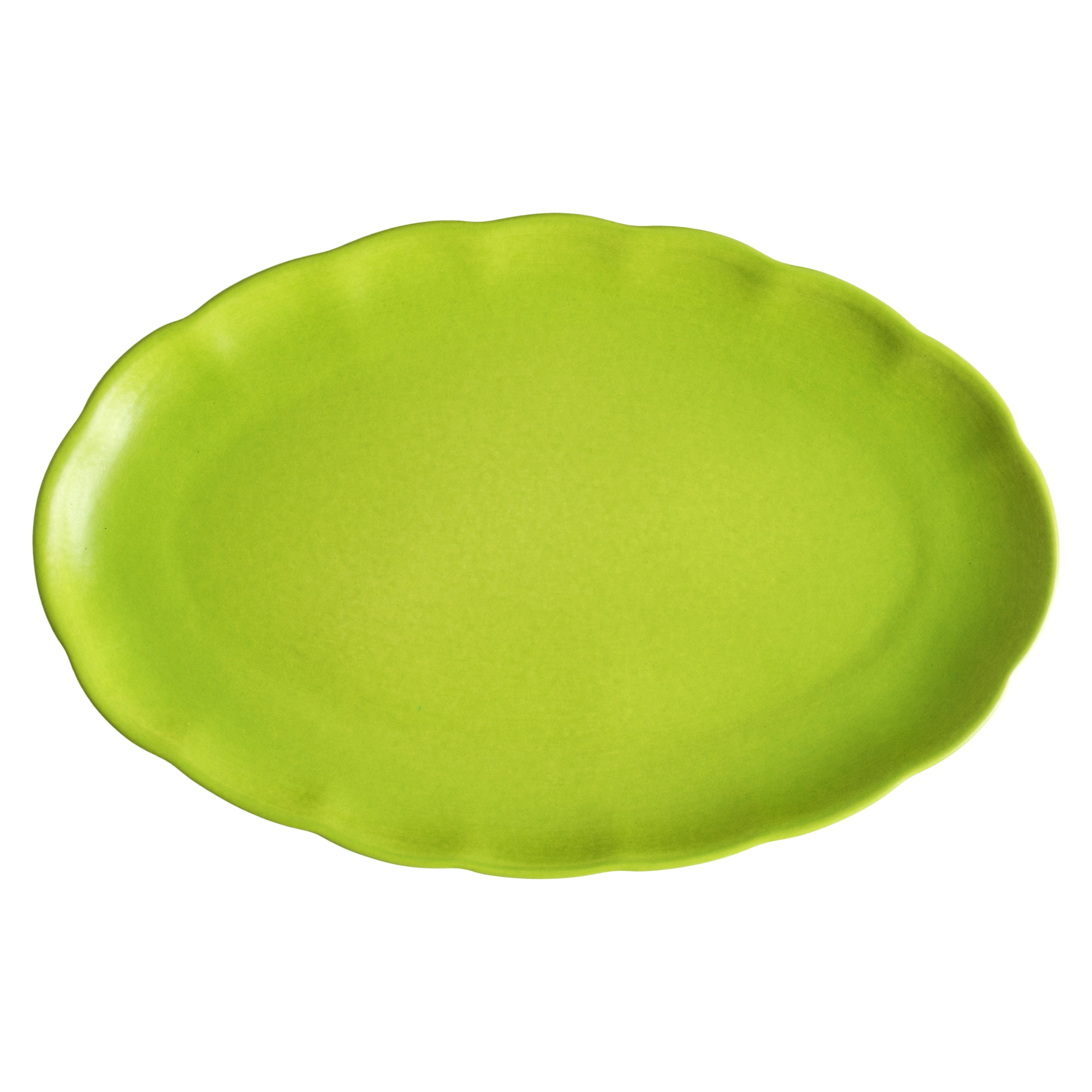 Raınbow collectıon cloud servıce platter - lime L
