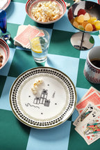 Holiday Collection Porcelain Dessert Plate Set