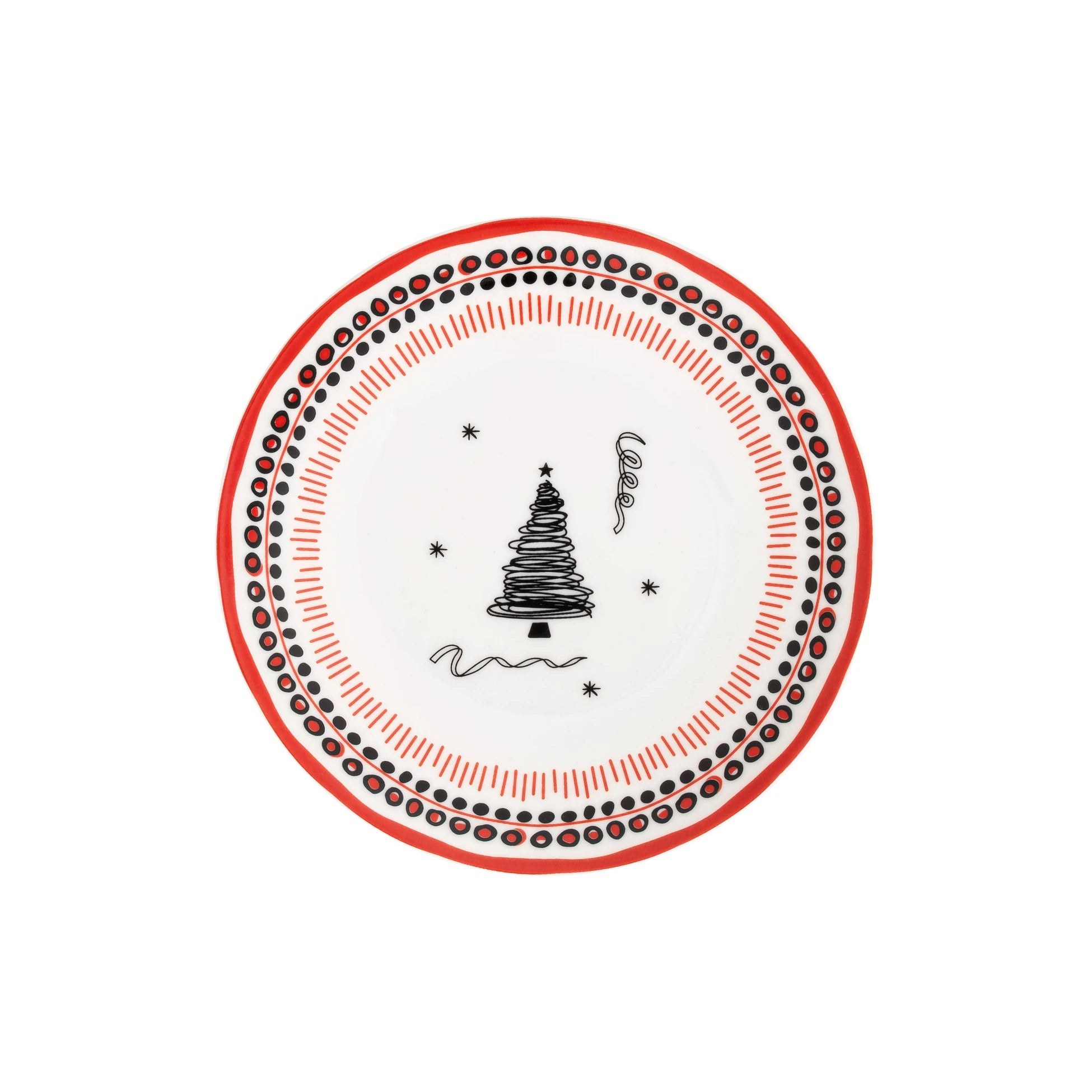 Holiday Collection  Dinner Set, 12pcs Red