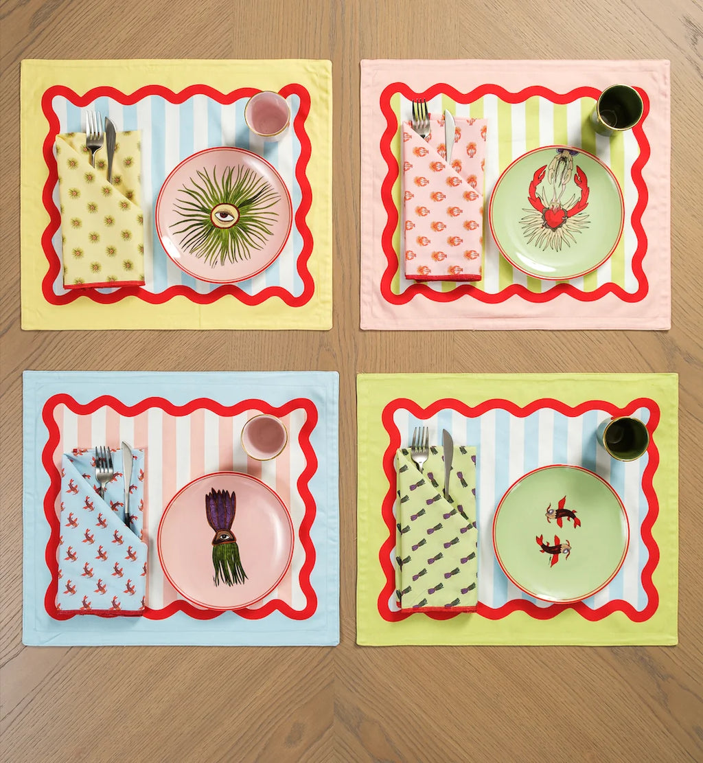 I BELIEVE IN GOOD COLLECTION DESSERT PLATE -EYE