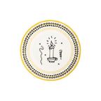 Holiday Collection Porcelain Dessert Plate Set