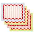 Rainbow 4-Piece Placemat Set