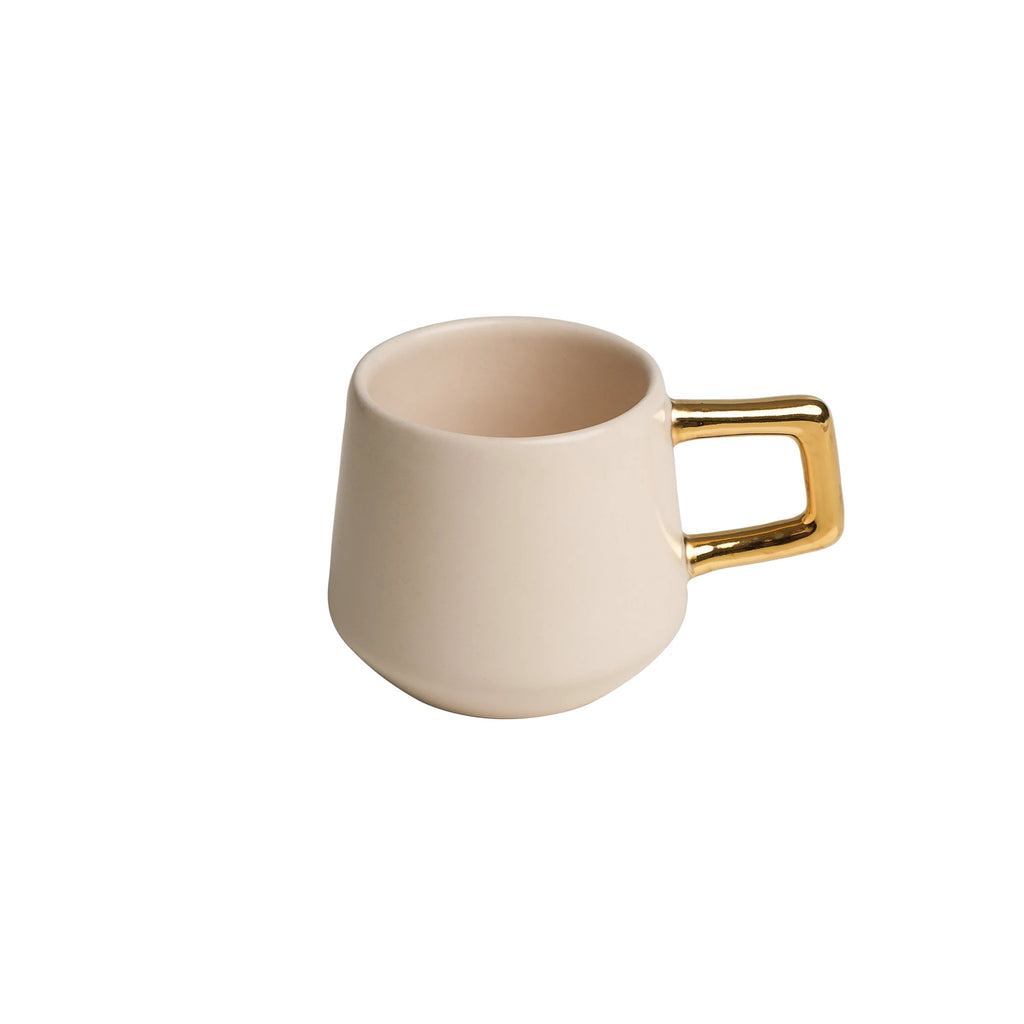 Opia Cup Set, Ecru - Gold