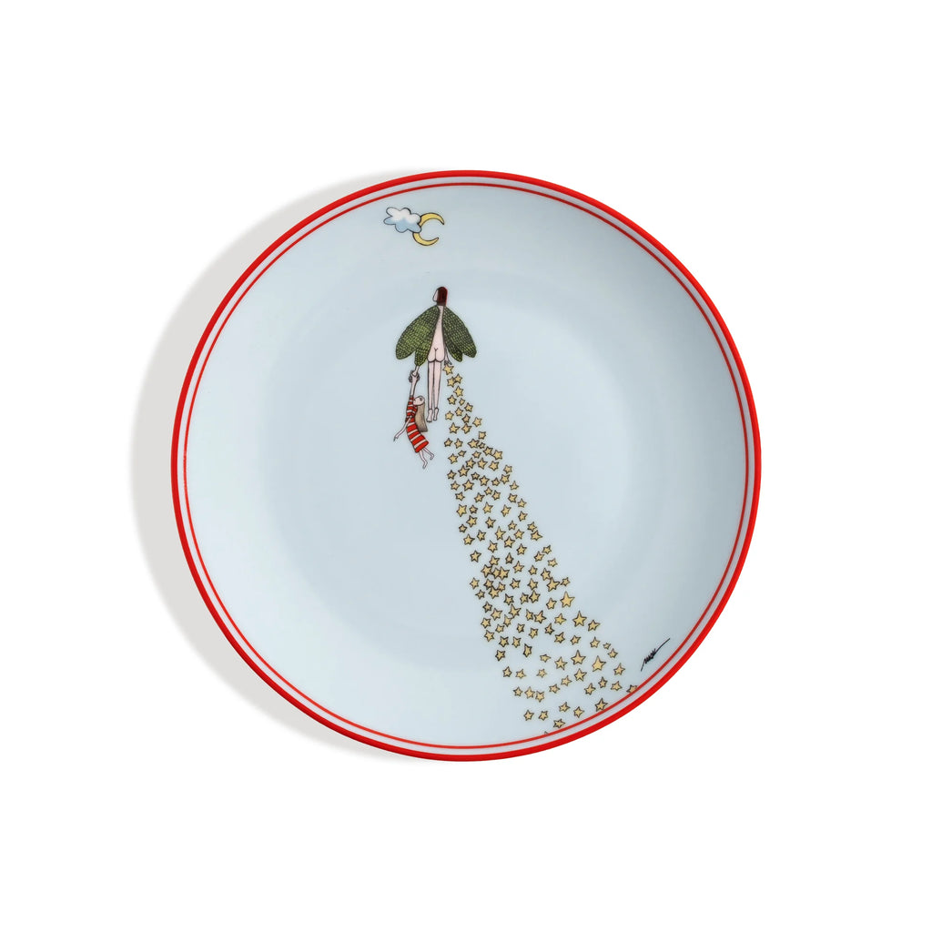 I believe in good Collectıon Dessert Plate Starry girl
