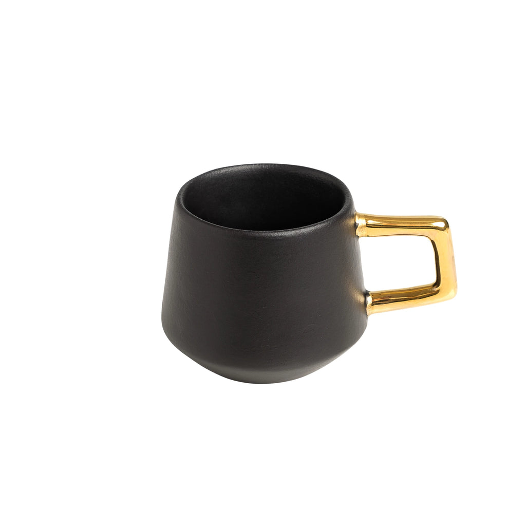 Opia Cup Set Black - Gold