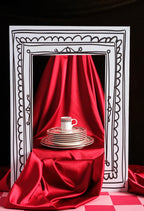 Holiday Collection Porcelain Coffee Cup Set of 2 / Gift Box