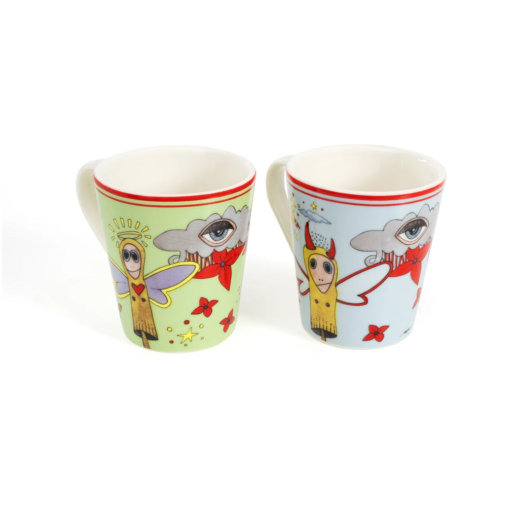 I believe in good collectıon  Heaven or Hell Mug Set of 2 / Gift Box