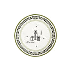 Holiday Collection Porcelain Dessert Plate Set