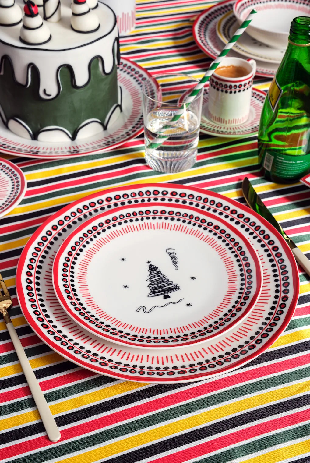 Holiday Collection Porcelain Serving Plate