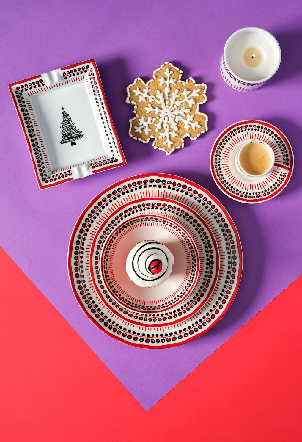 Holiday Collection Porcelain Serving Plate