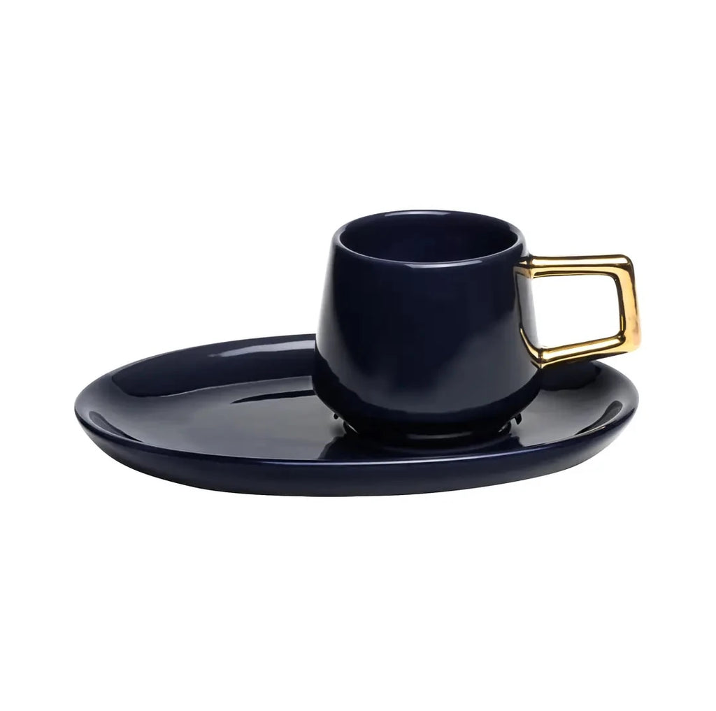 Opia Cup Set - Navy Gold