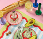 I believe in good collectıon Appetizer Plate -Crab