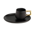 Opia Cup Set Black - Gold