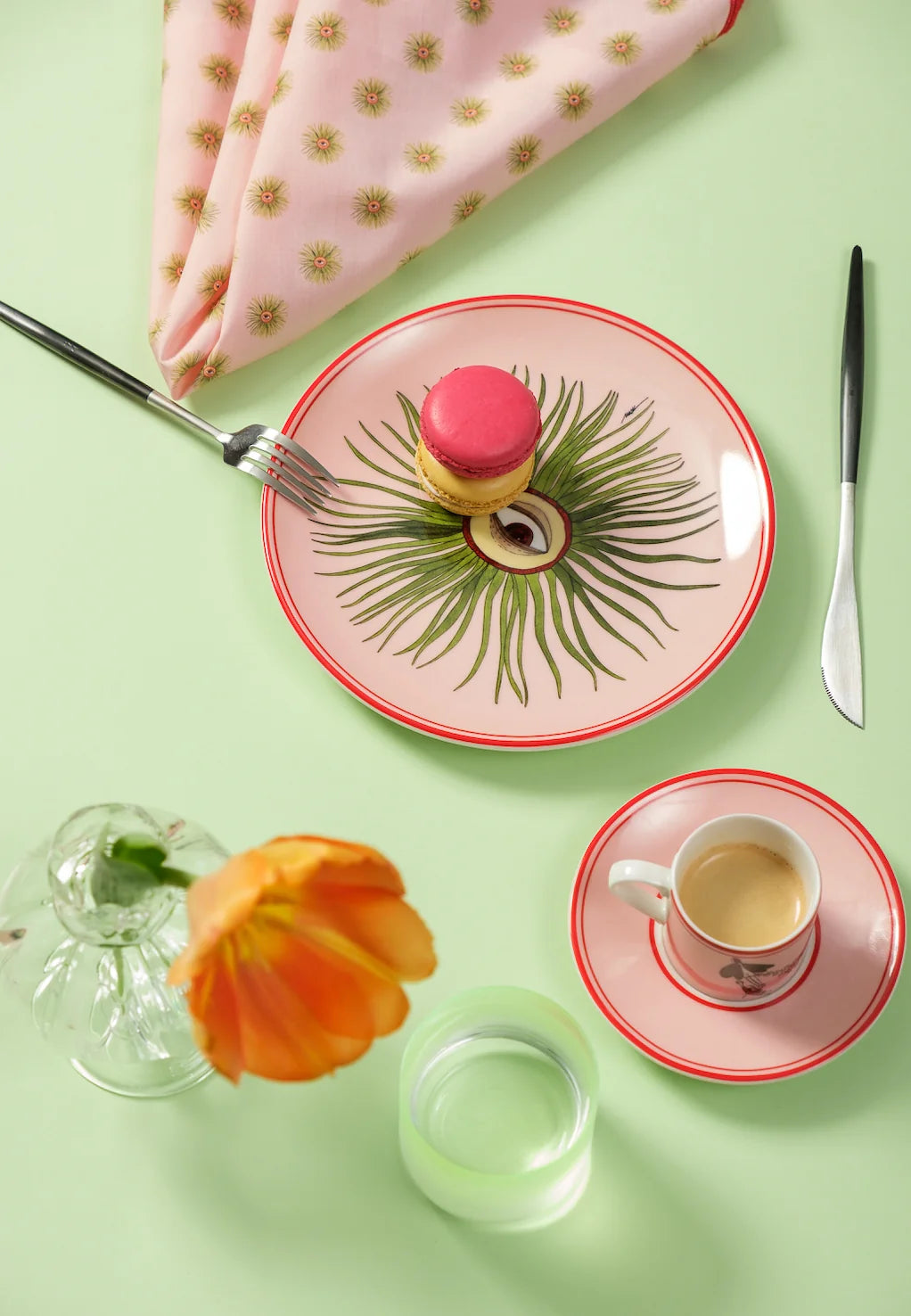 I BELIEVE IN GOOD COLLECTION DESSERT PLATE -EYE