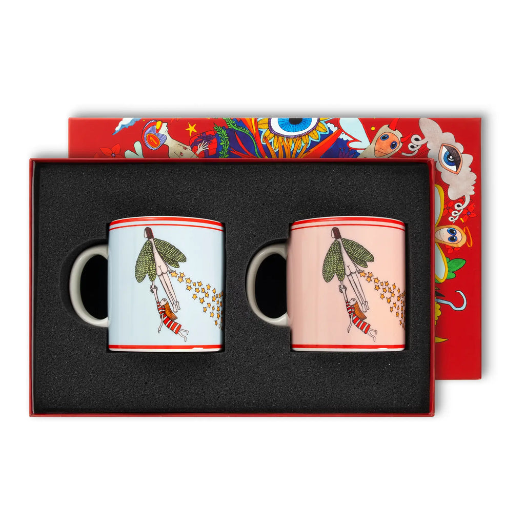 I believe in good colectıon starry girl  Mug Set of 2 / Gıft box